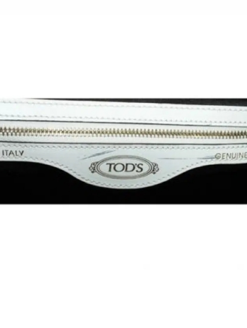 Tod's Sella Bowler Bag in a black and white colorway. / Like New - Picture 9 of 9